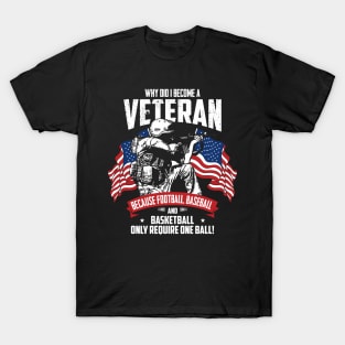 Funny Veteran Papa Grandpa Fathers Day Gifts Dad Daddy Veteran Day T-Shirt